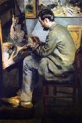 Pierre Auguste Renoir, Portrait of Jean Frederic Bazille